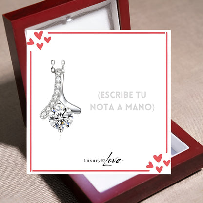 Collar para mi Suegra (con carta dedicada y Caja con Luz)