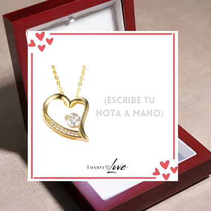 Collar para mi Suegra (con carta dedicada y Caja con Luz)