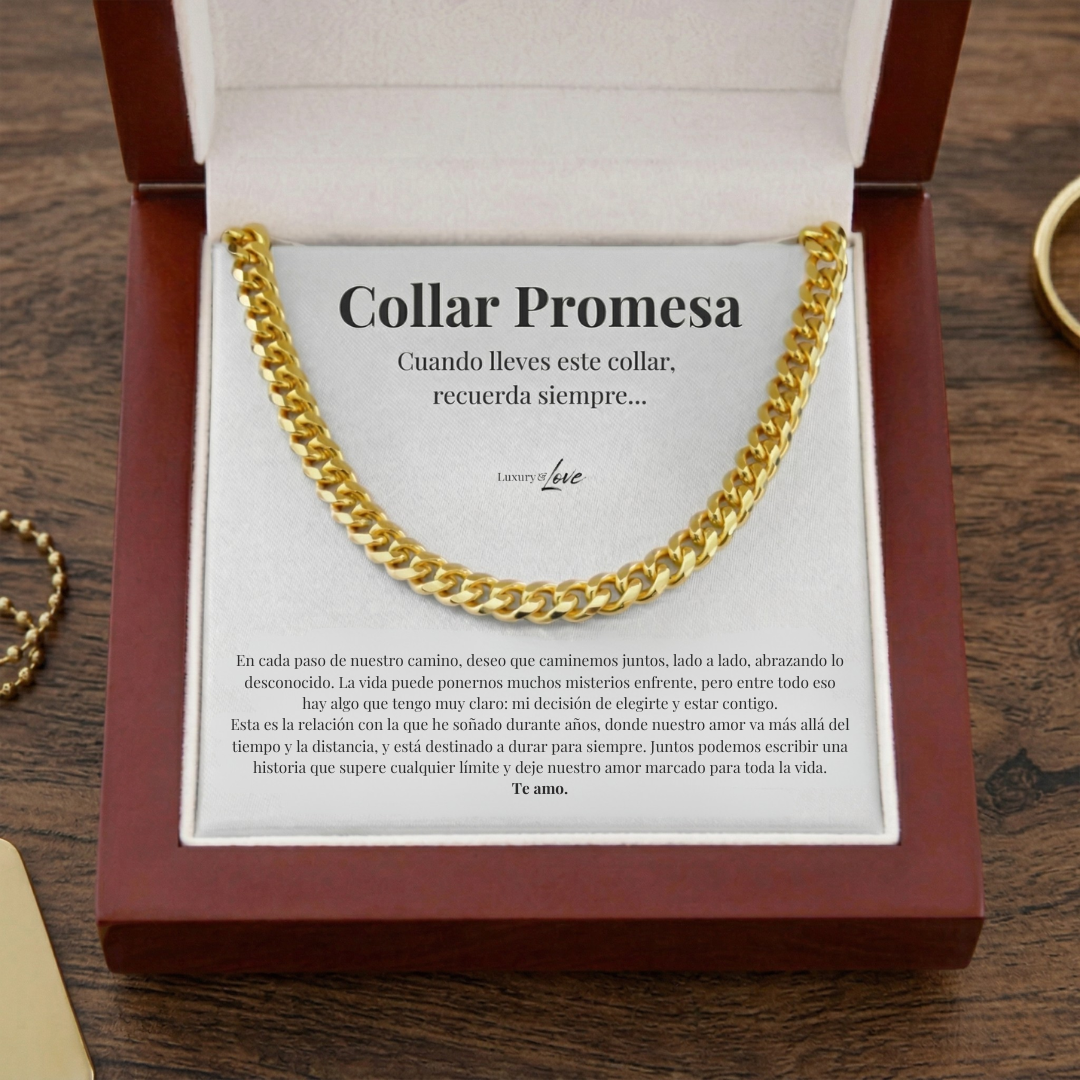 Collar Promesa para mi Hombre