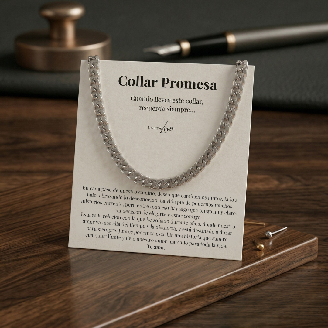 Collar Promesa para mi Hombre