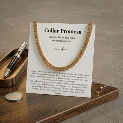 Collar Promesa para mi Hombre