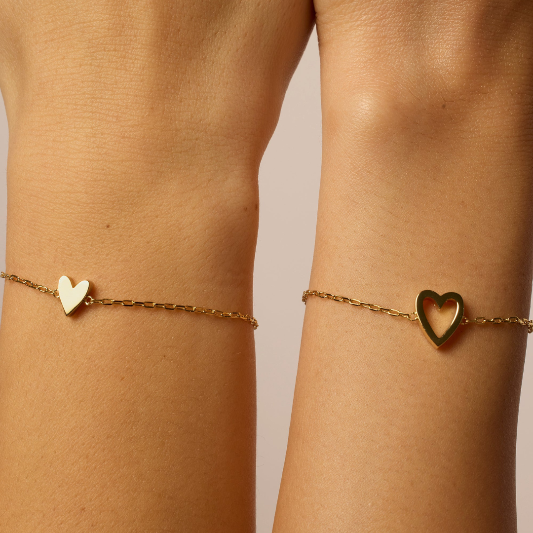 Pulseras Dúo Corazón