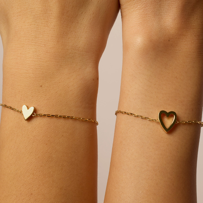 Pulseras Dúo Corazón