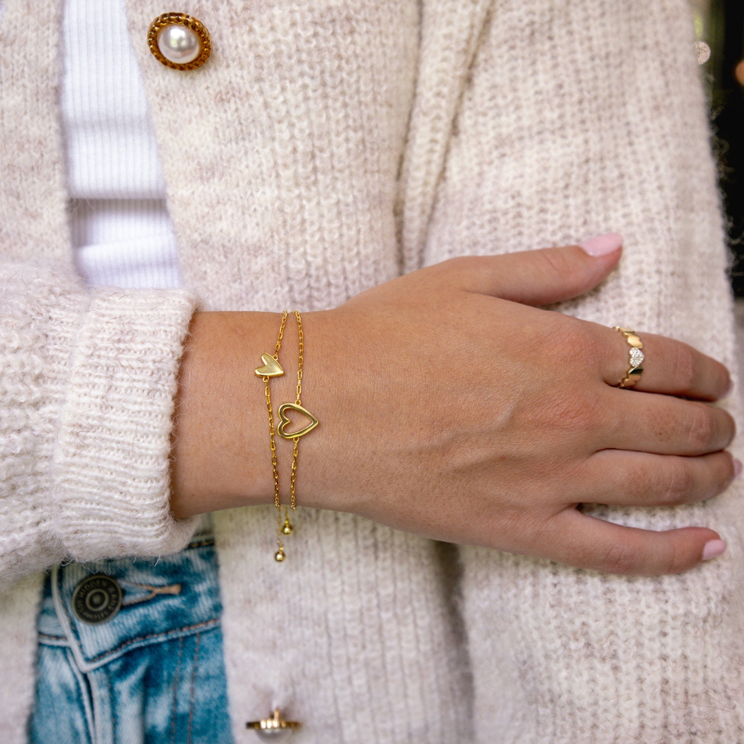 Pulseras Dúo Corazón