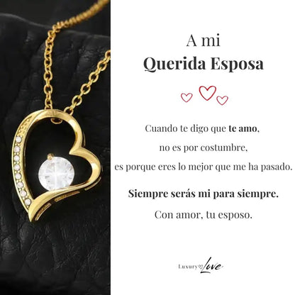 Collar Amor-Eterno™ para mi querida Esposa (con carta especial)