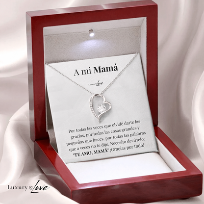 Collar Amor-Eterno® para mi Mamá (con nota especial)
