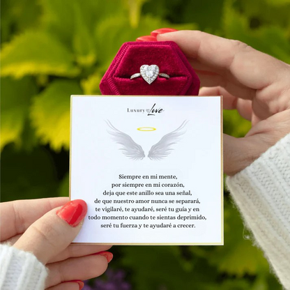 Anillo de urna "Por siempre en mi corazón"